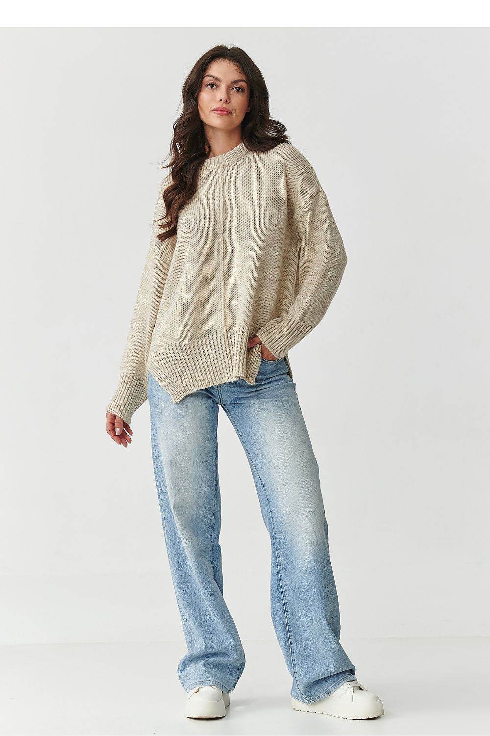 Pullover Model 217379 Makadamia - Stay Covered