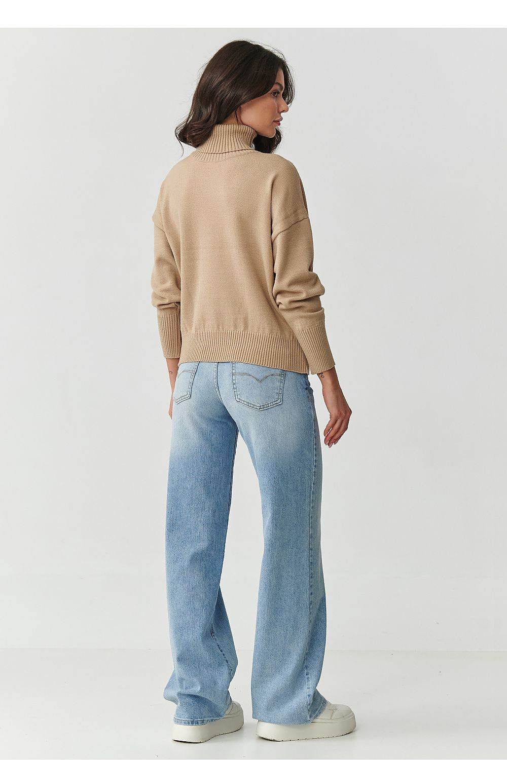 Rollkragenpullover Model 217392 Makadamia - Stay Covered