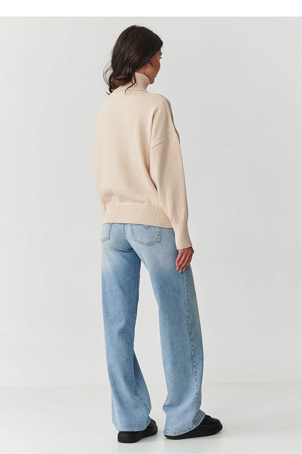 Rollkragenpullover Model 217392 Makadamia - Stay Covered