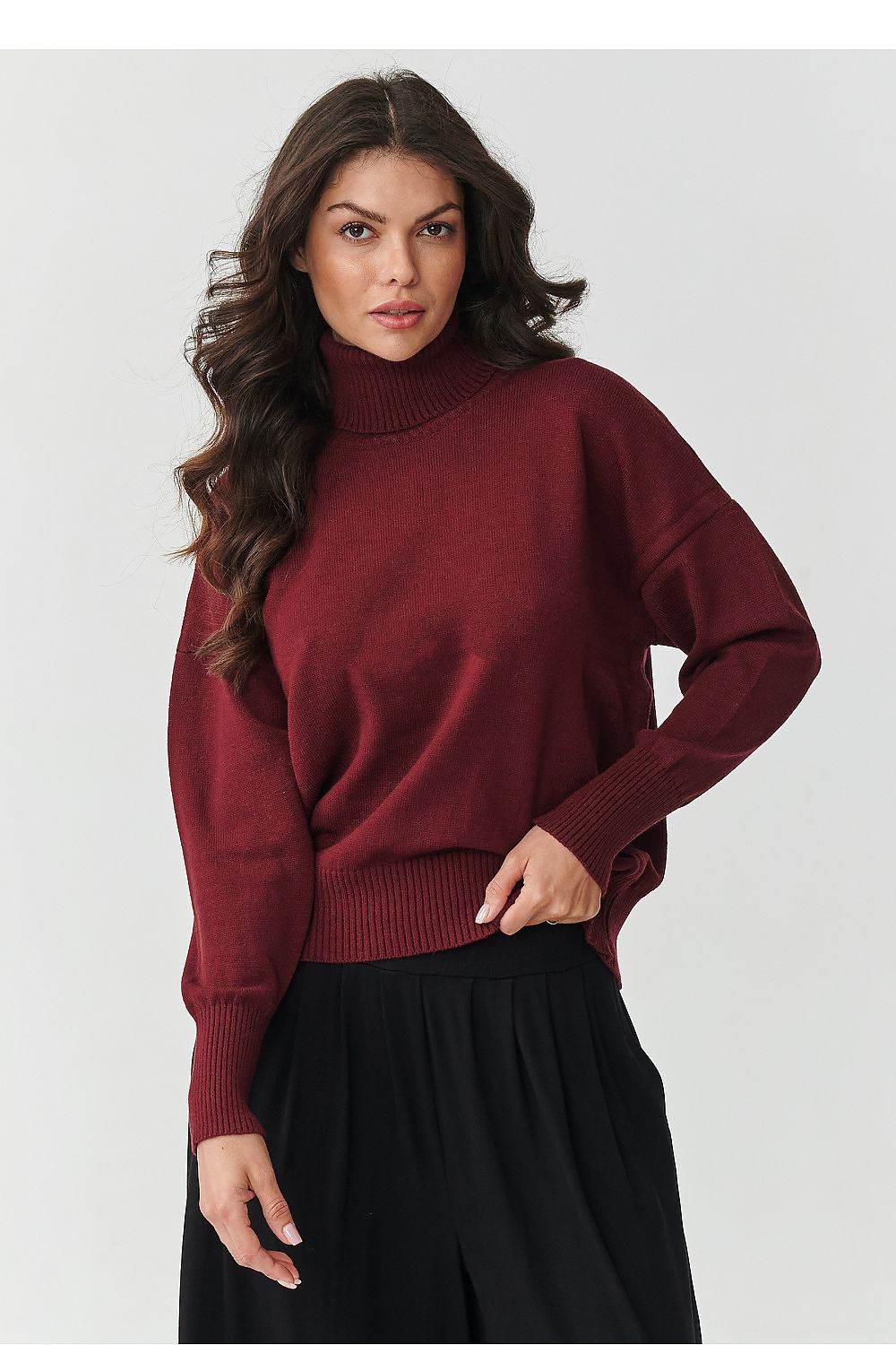 Rollkragenpullover Model 217392 Makadamia - Stay Covered