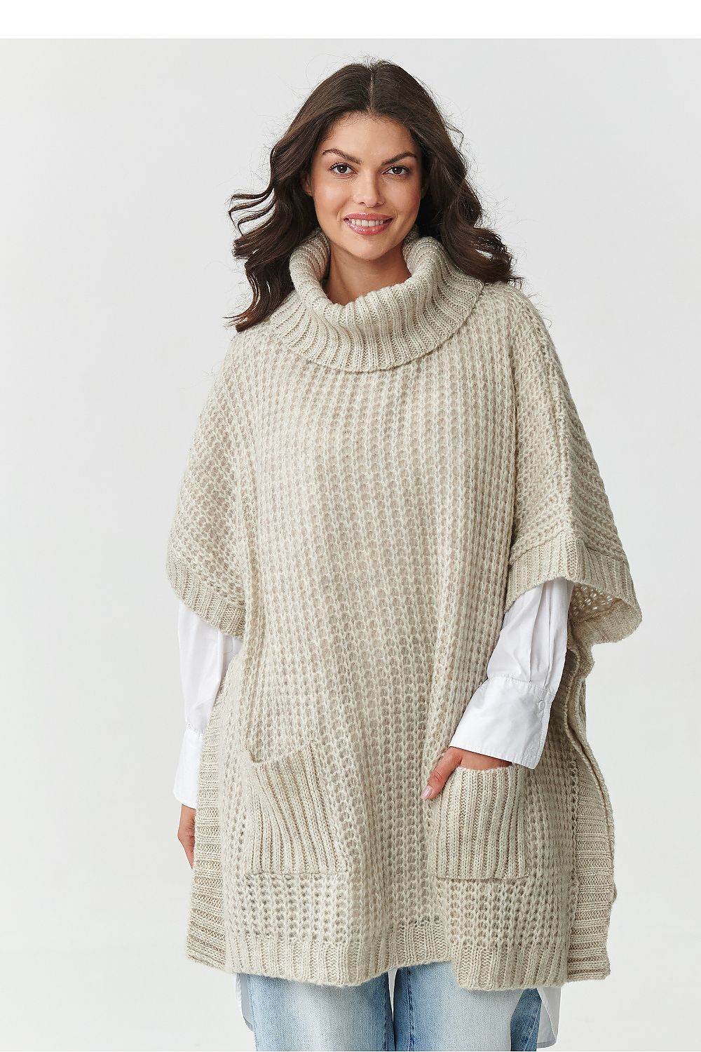 Rollkragenpullover Model 217656 Makadamia - Stay Covered