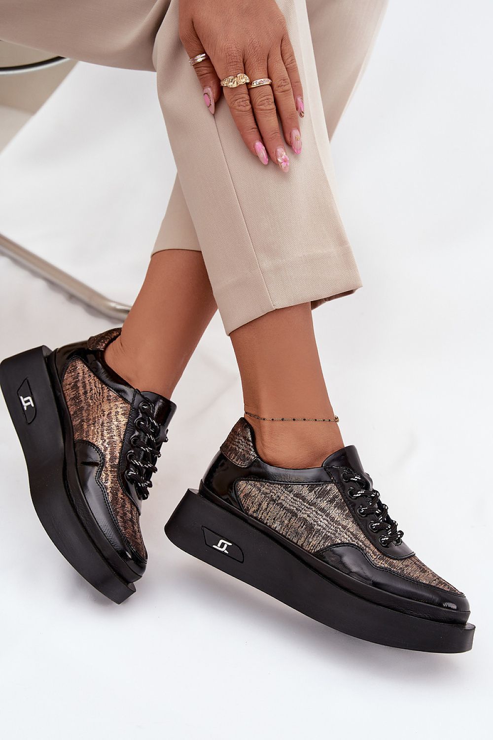  Halbschuhe mit Plattform model 219105 Step in style 