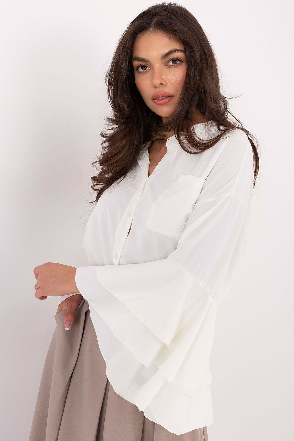  Langarm Hemd model 219446 Rue Paris 