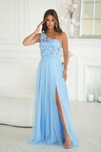  Langes Kleid model 220092 Bicotone 