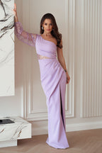  Langes Kleid model 220100 Bicotone 