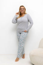  Übergrößen-Pyjama model 221182 Forever Pink 