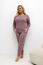  Übergrößen-Pyjama model 221185 Forever Pink 