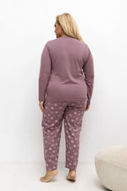  Übergrößen-Pyjama model 221185 Forever Pink 