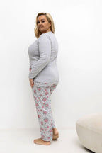  Übergrößen-Pyjama model 221194 Forever Pink 