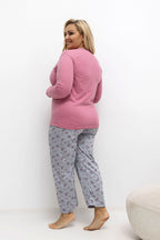  Übergrößen-Pyjama model 221197 Forever Pink 