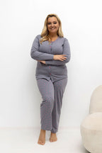  Übergrößen-Pyjama model 221198 Forever Pink 