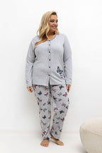  Übergrößen-Pyjama model 221199 Forever Pink 