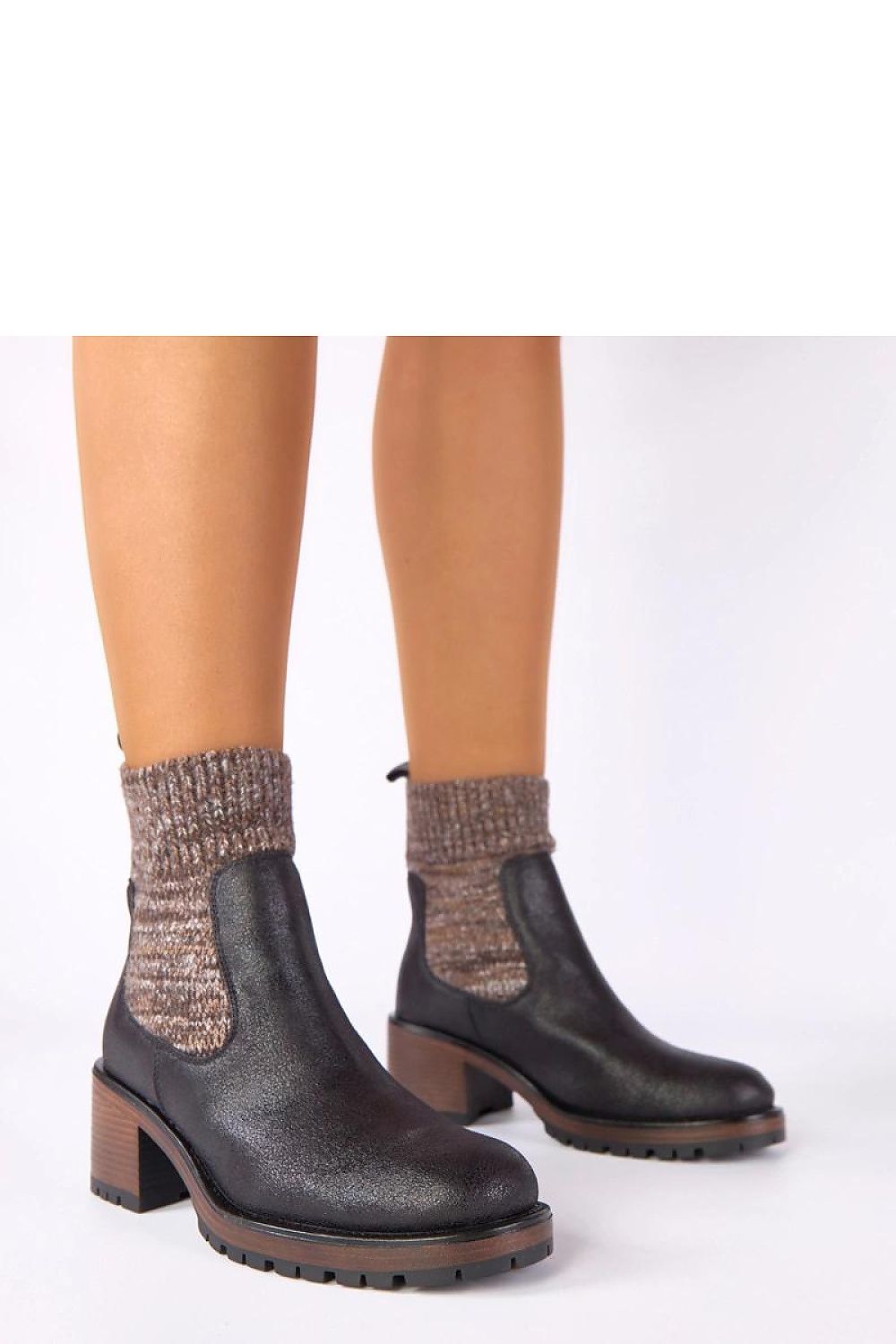  Stiefeletten mit Absatz model 222348 Solea 
