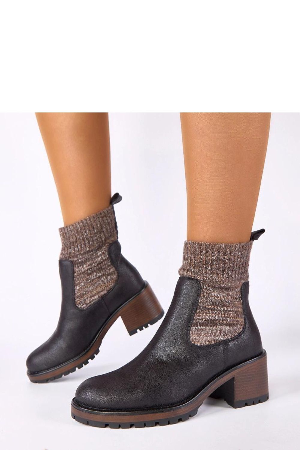  Stiefeletten mit Absatz model 222348 Solea 