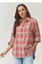  Langarm Hemd model 223231 Makadamia 