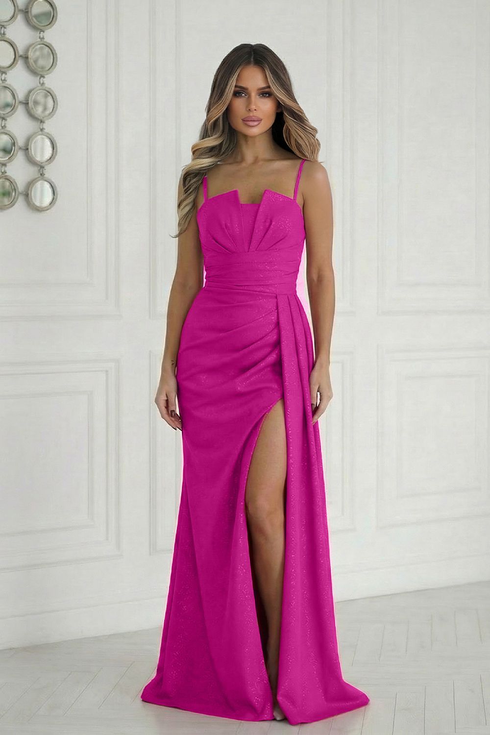  Langes Kleid model 224637 Bicotone 