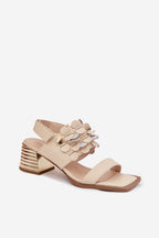  Sandalen mit Absatz model 225349 Step in style 