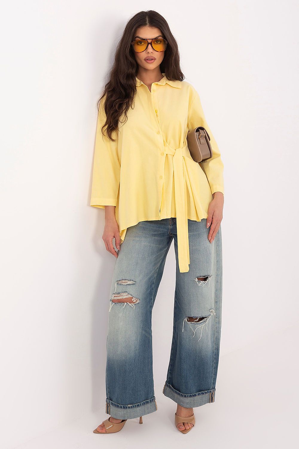  Langarm Hemd model 225889 Rue Paris 