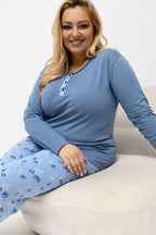  Übergrößen-Pyjama model 226131 Forever Pink 