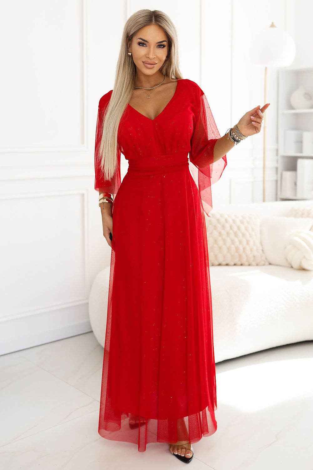  Langes Kleid model 227065 Numoco 