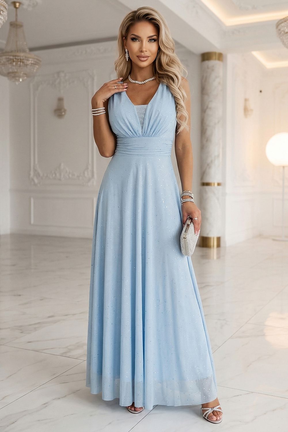  Langes Kleid model 227077 Numoco 