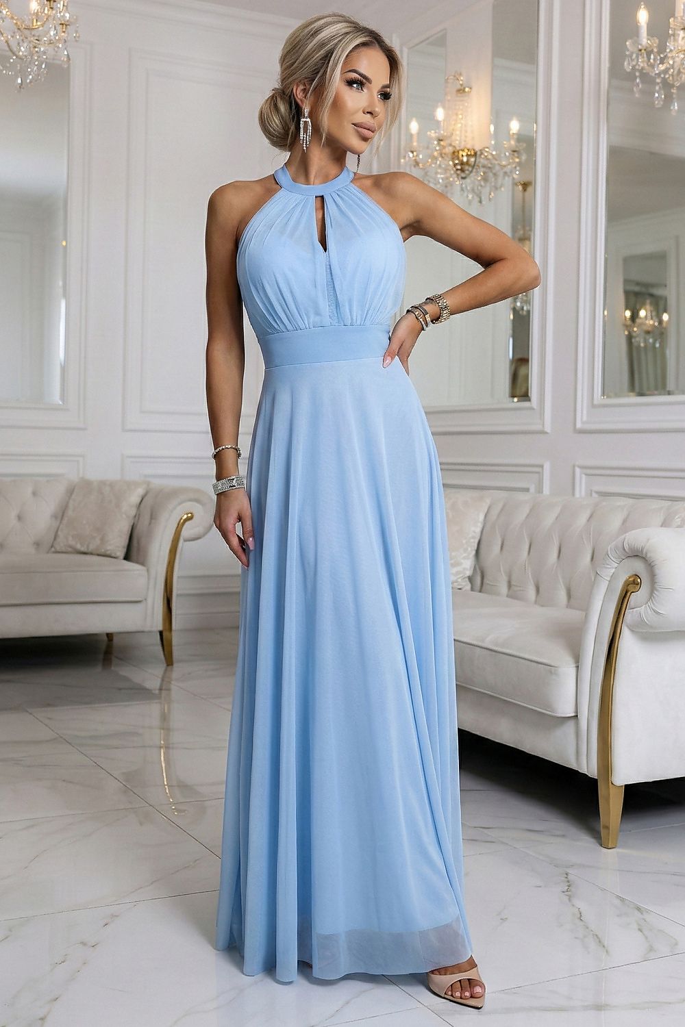  Langes Kleid model 227116 Numoco 