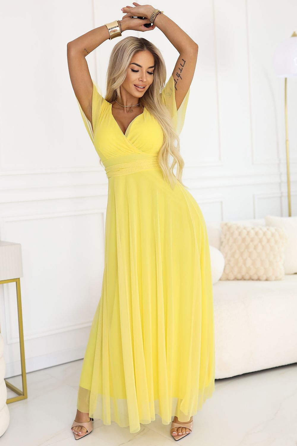  Langes Kleid model 227122 Numoco 