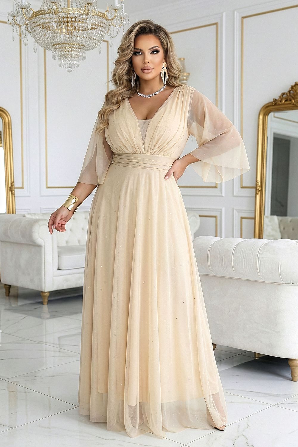 Langes Kleid model 227124 Numoco 