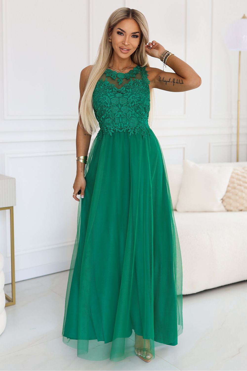  Langes Kleid model 227719 Numoco 