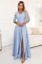  Langes Kleid model 227721 Numoco 