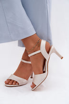  Sandalen mit Absatz model 228107 Step in style 