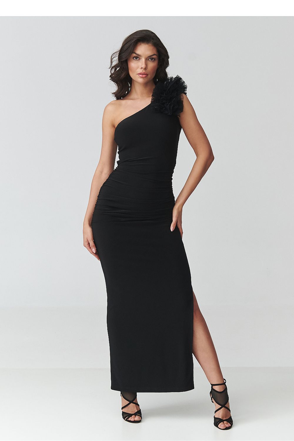  Langes Kleid model 228320 Makadamia 