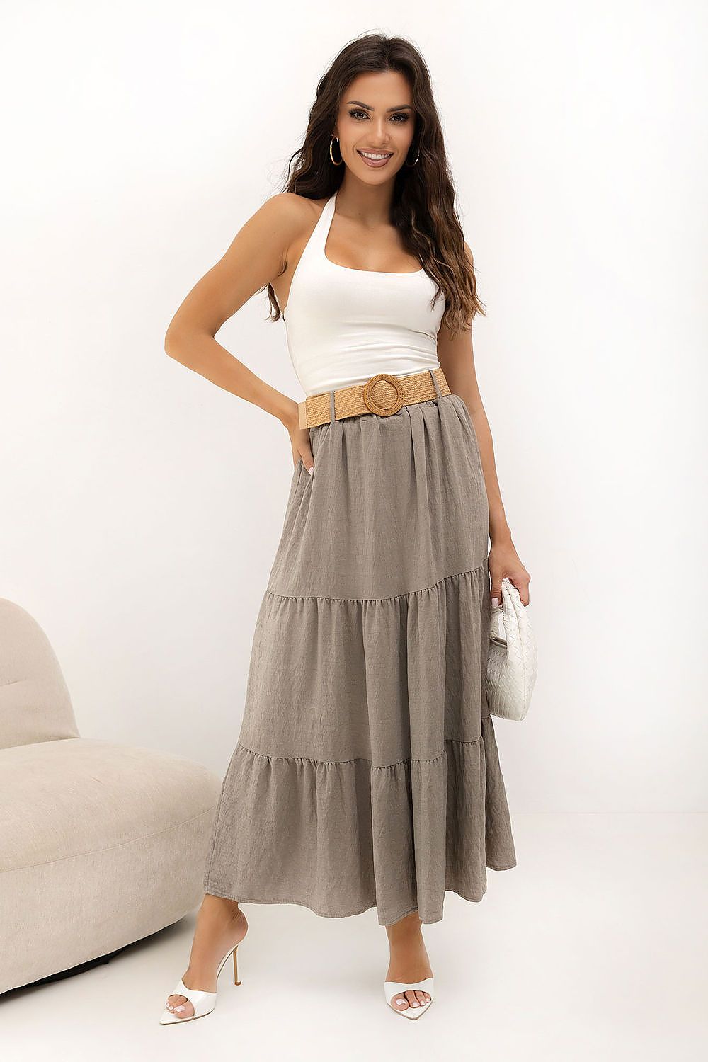  Langer Rock model 229932 Italy Moda 
