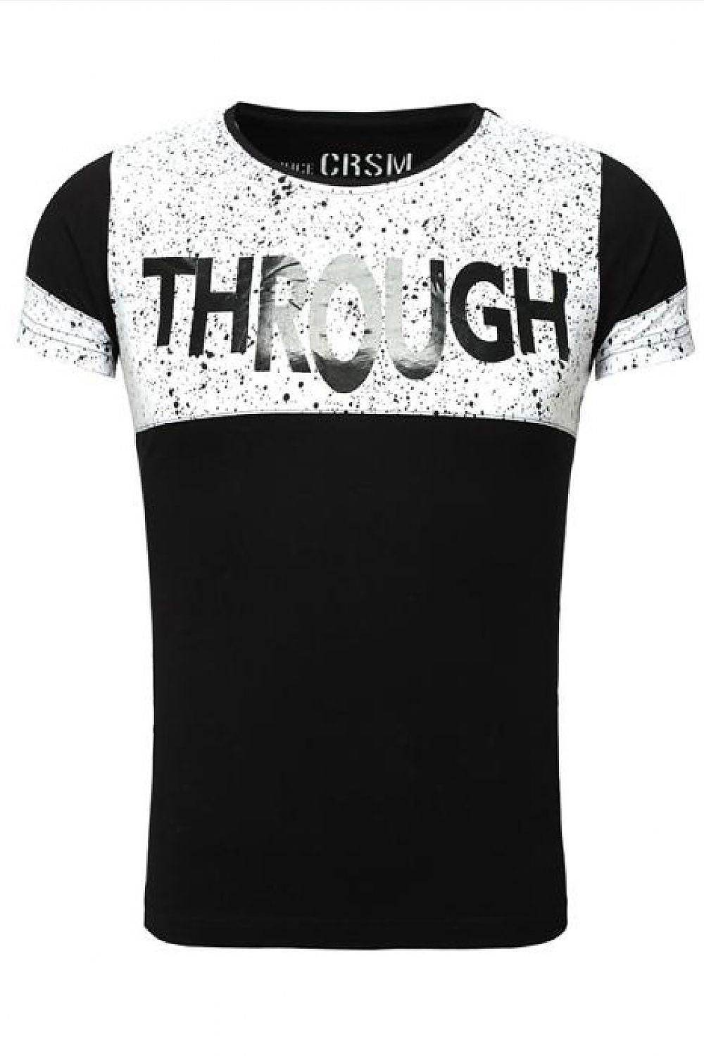 Zweifarbiges Herren-T-Shirt - Stay Covered