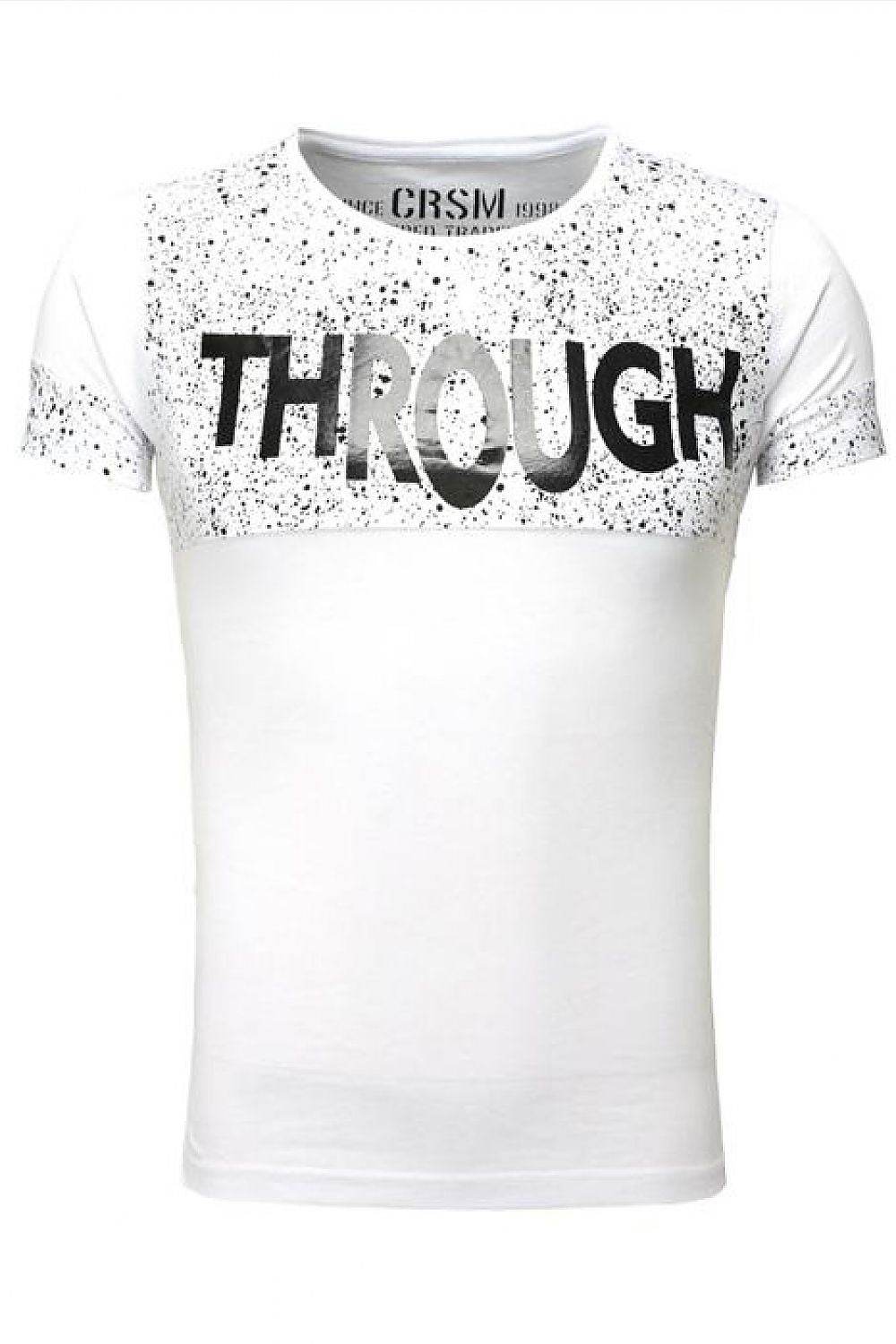 Herren-T-Shirt mit zweigeteilter Vorderseite - Stay Covered