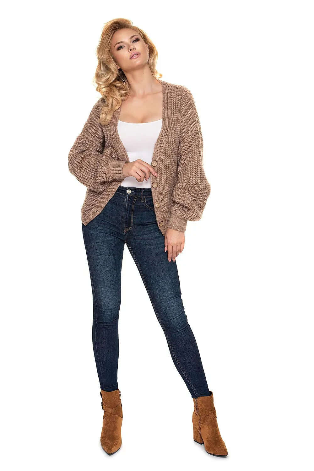 Cardigan Model 156913 PeeKaBoo - Stay Covered