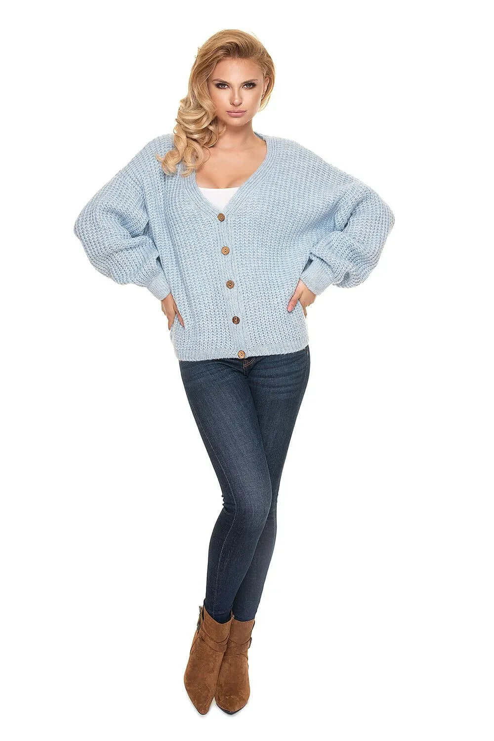 Cardigan Model 156913 PeeKaBoo - Stay Covered