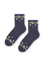 Winterfrottee Kuschelsocken Damen – Baumwolle & Weihnachtsmuster - Stay Covered