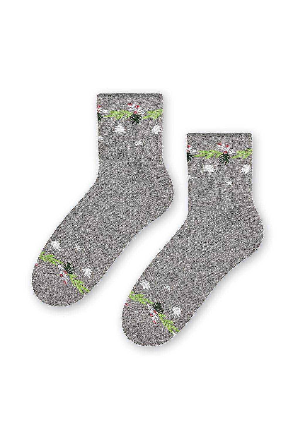 Winterfrottee Kuschelsocken Damen – Baumwolle & Weihnachtsmuster - Stay Covered