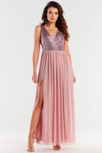  Langes Kleid model 174300 awama 