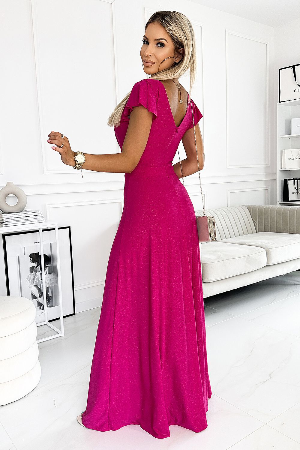  Langes Kleid model 179048 Numoco 