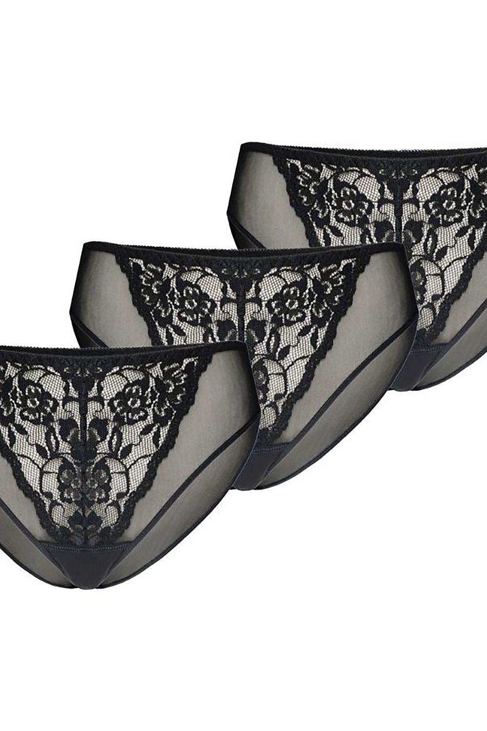 NoTrace Elegance – 3er-Pack Damen-Slips mit Spitze - Stay Covered
