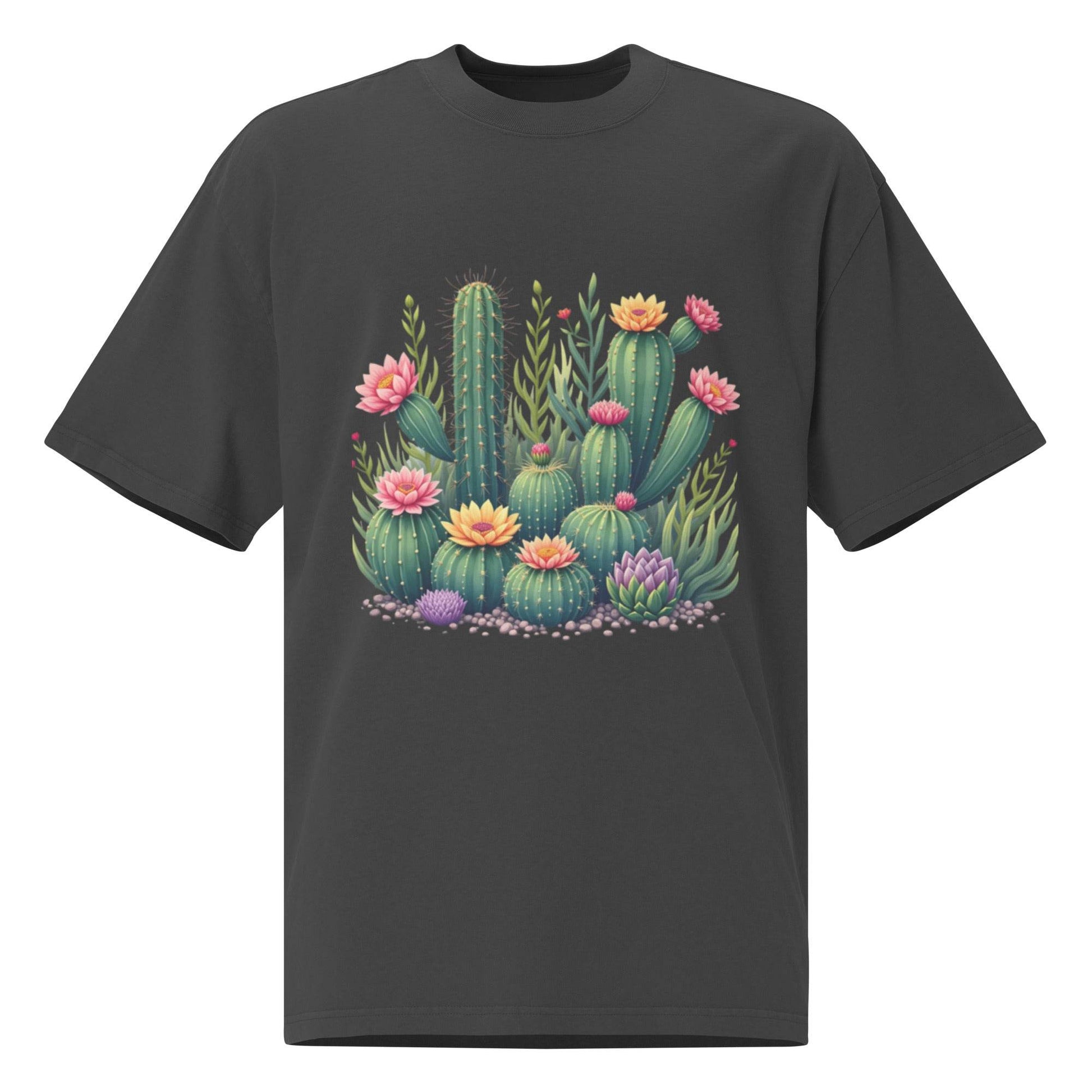 Oversized t-shirt - Cactus Paradise - Stay Covered
