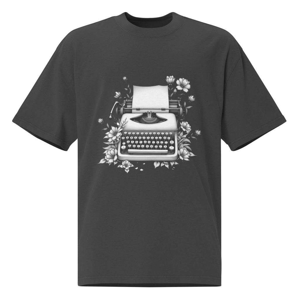 Oversized t-shirt - Typewriter - Stay Covered