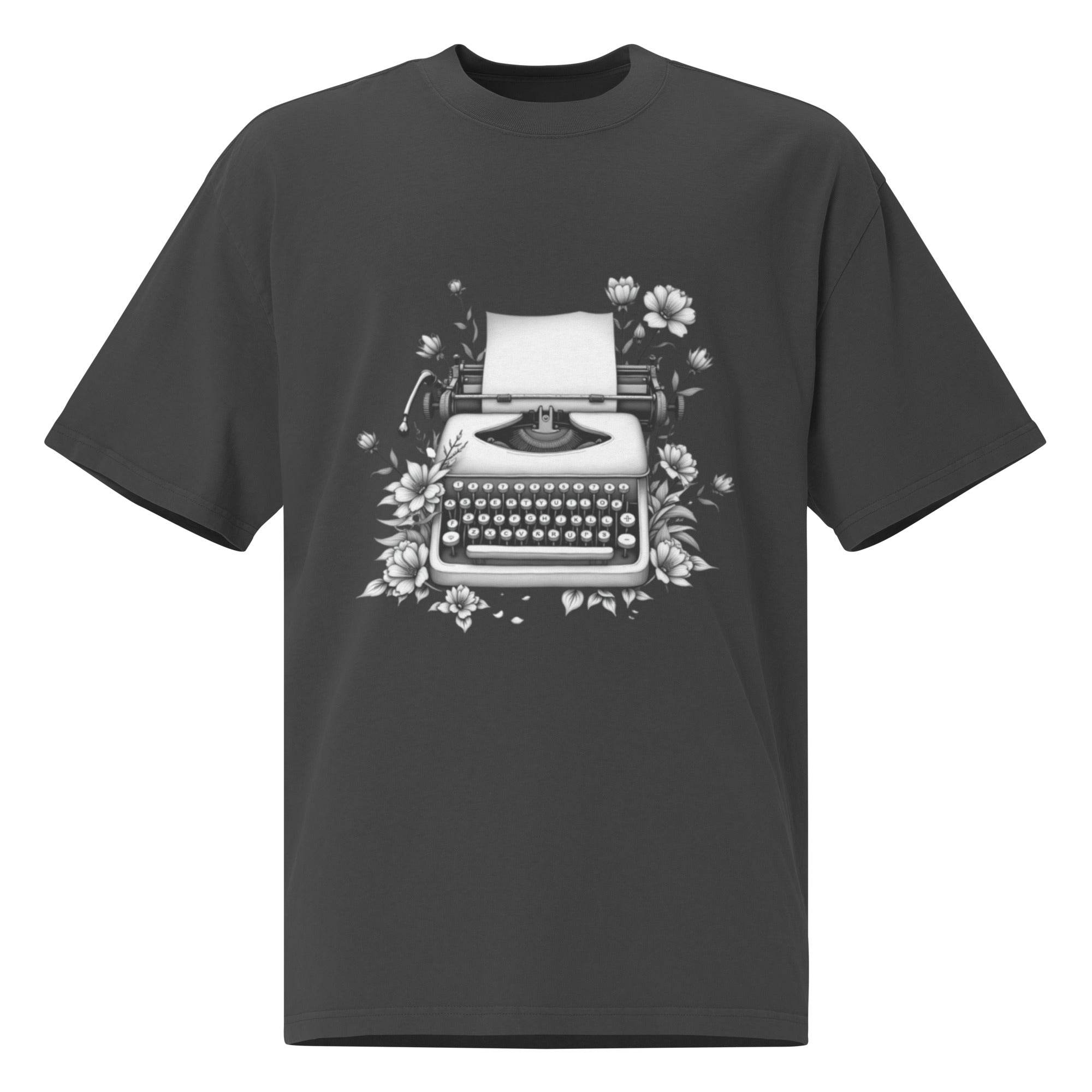 Oversized t-shirt - Typewriter - Stay Covered