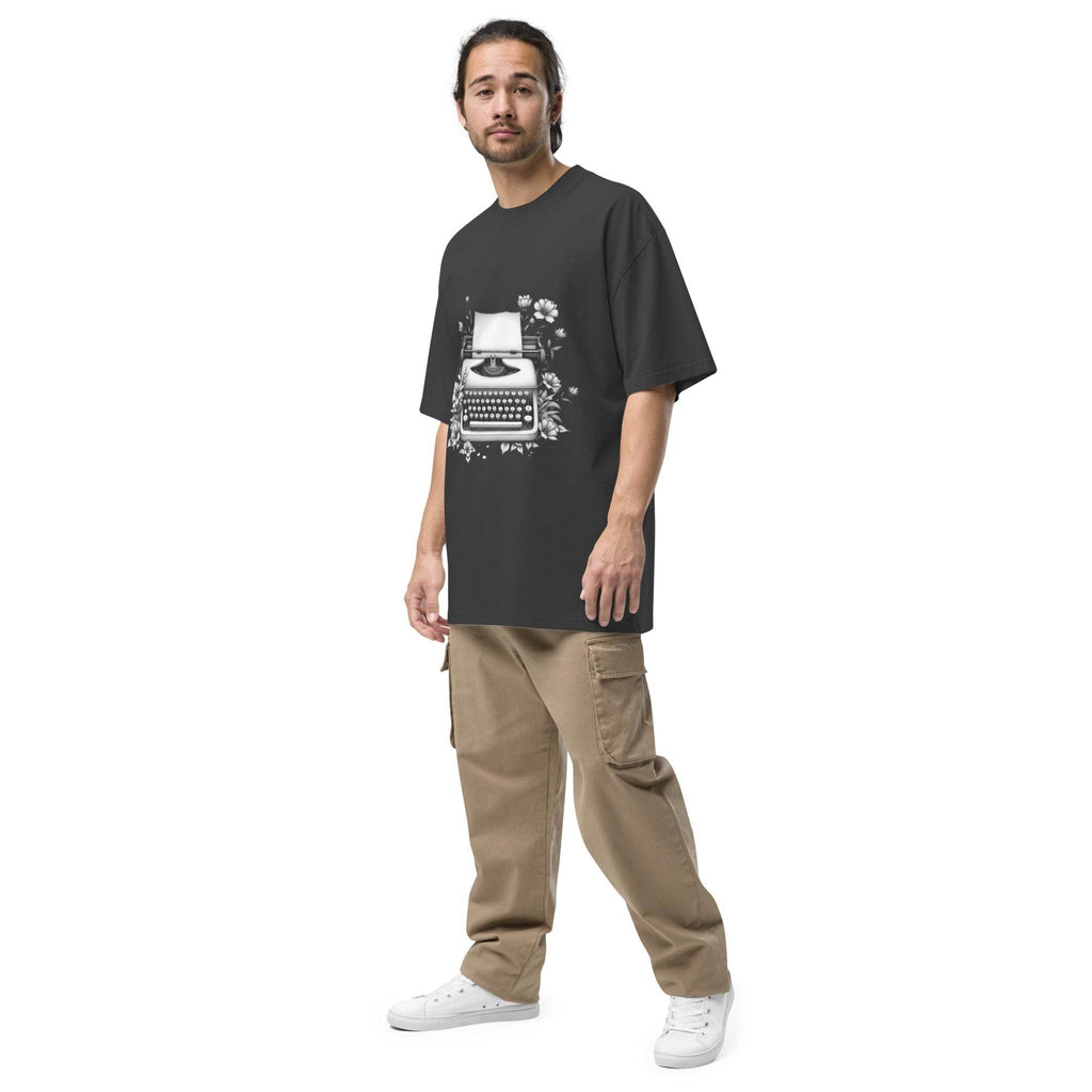 Oversized t-shirt - Typewriter - Stay Covered