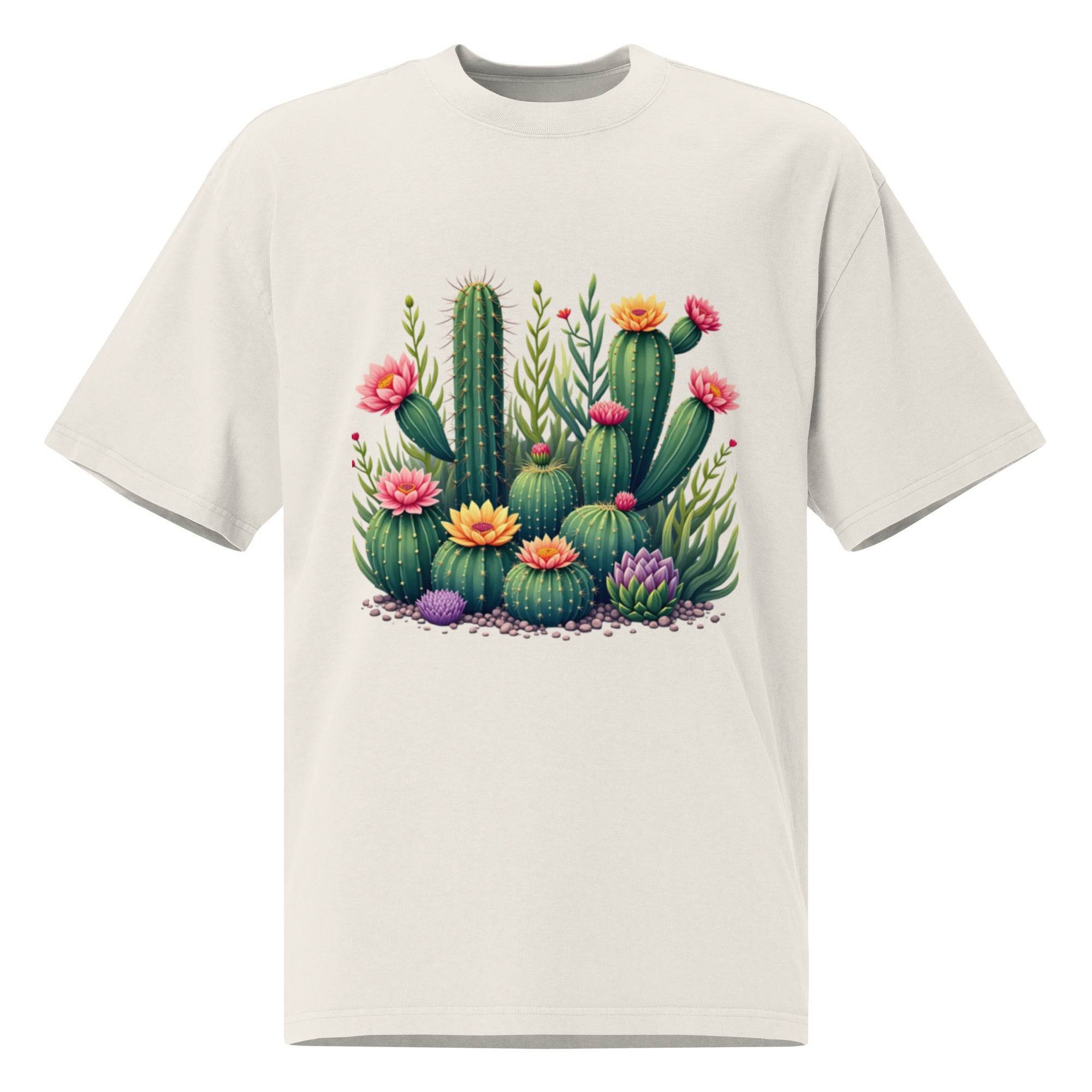 Oversized t-shirt - Cactus Paradise - Stay Covered