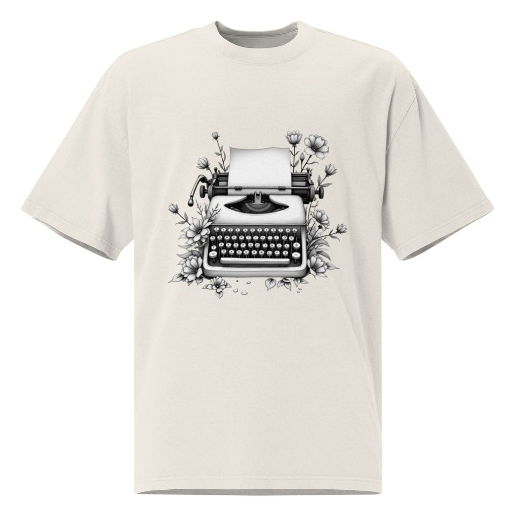 Oversized t-shirt - Typewriter - Stay Covered