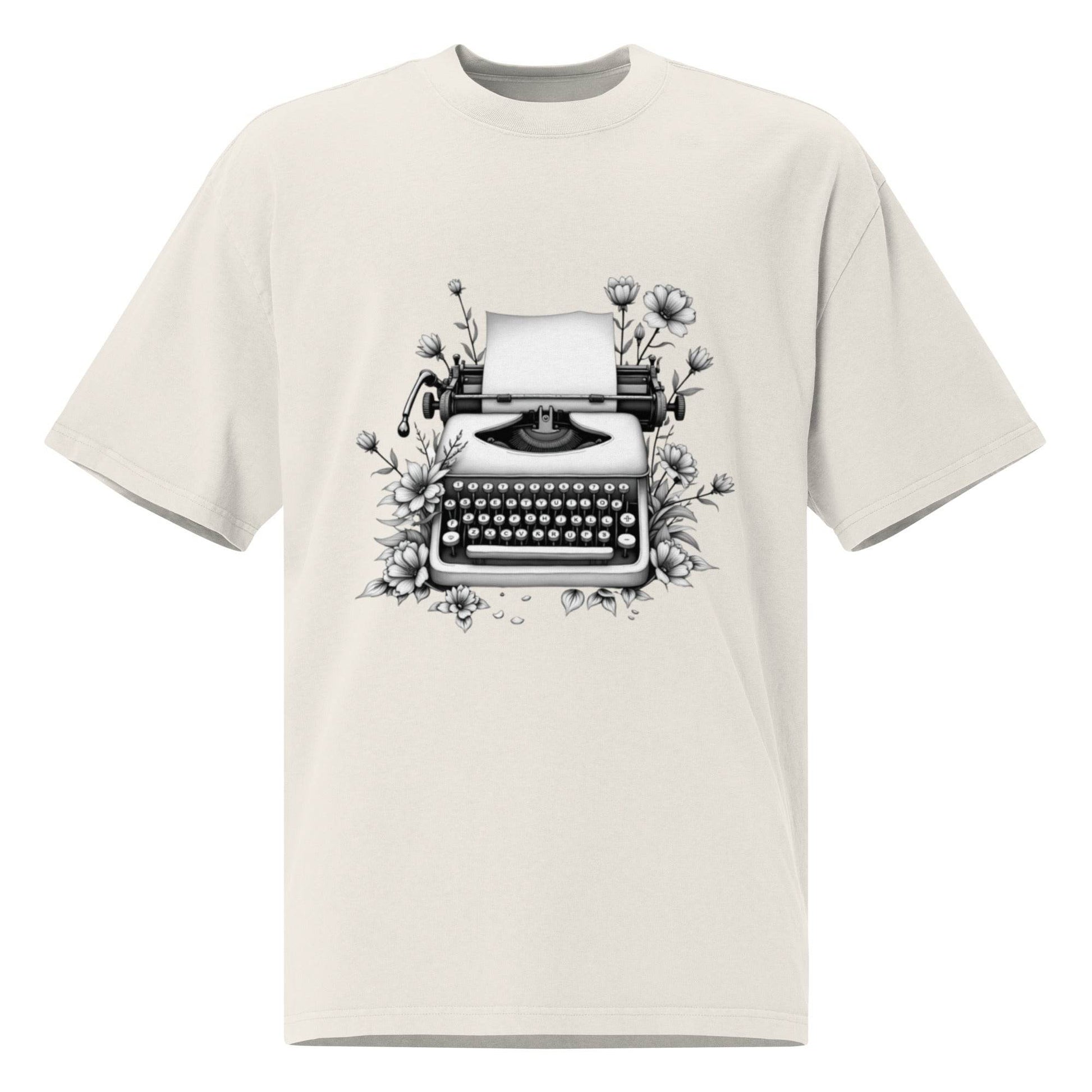 Oversized t-shirt - Typewriter - Stay Covered