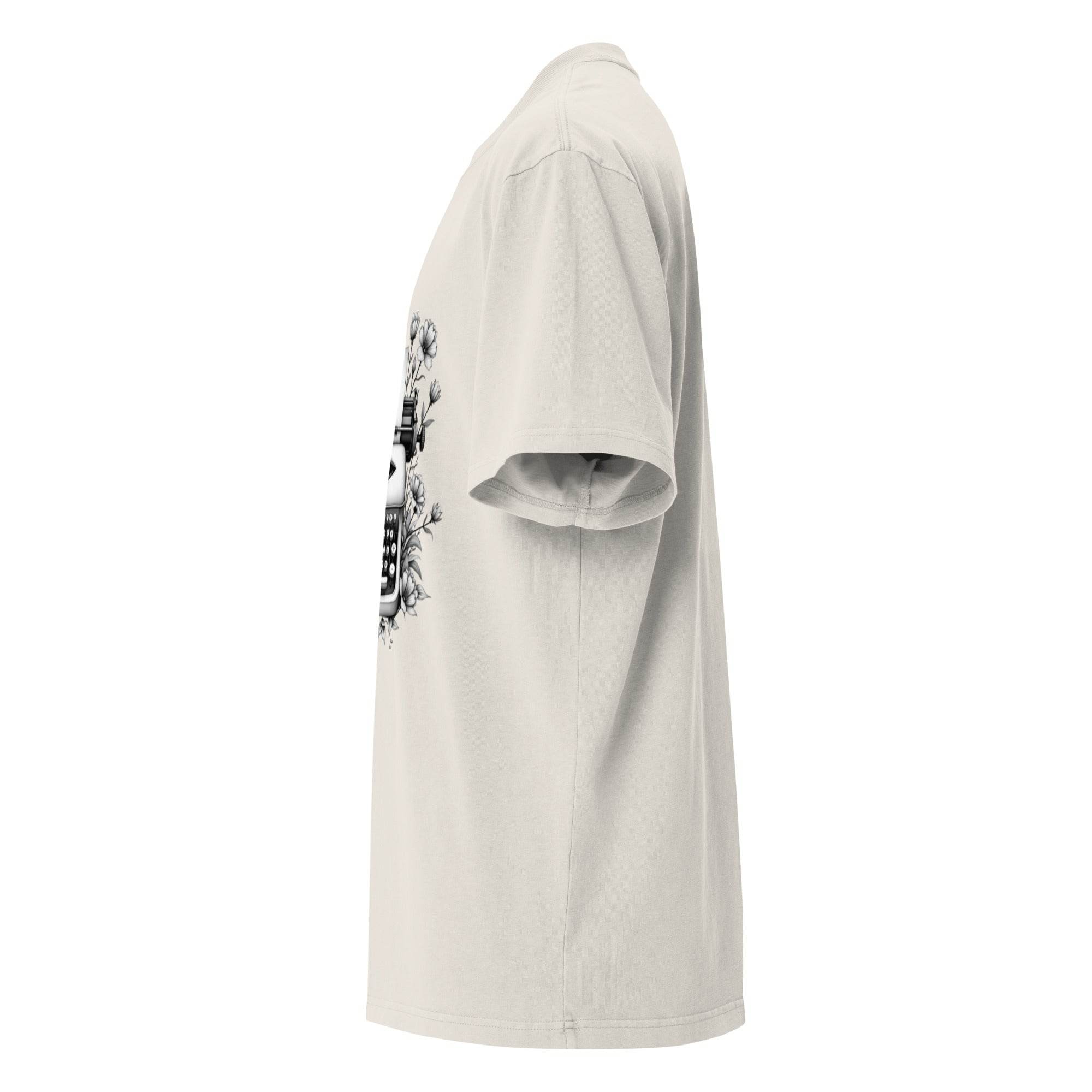 Oversized t-shirt - Typewriter - Stay Covered